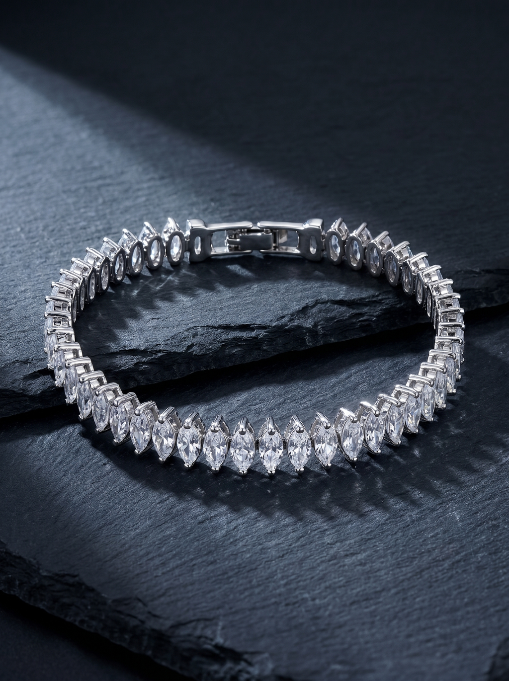 Marquise — 18K Marquise Tennis Bracelet