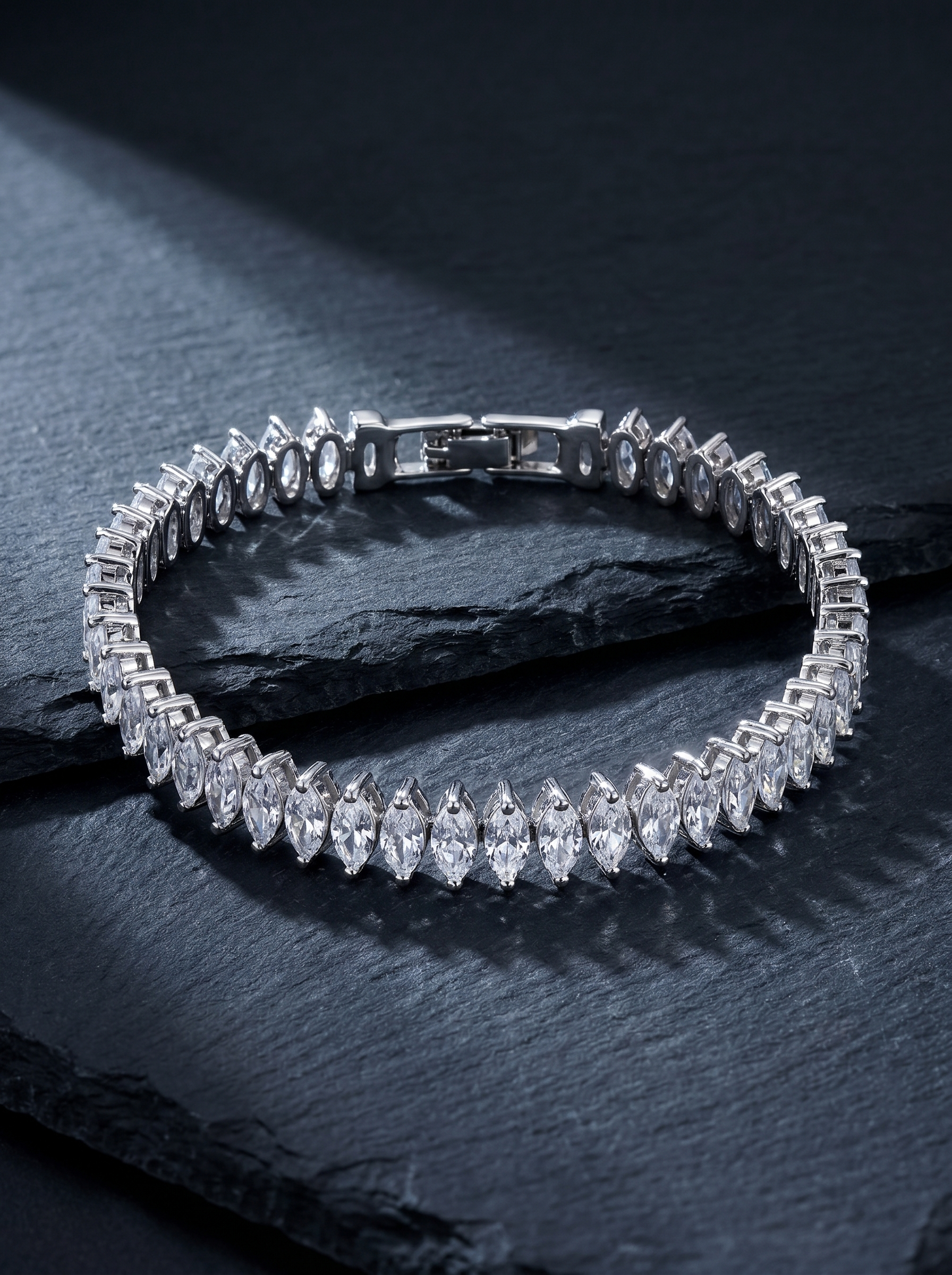 Marquise — 18K Marquise Tennis Bracelet
