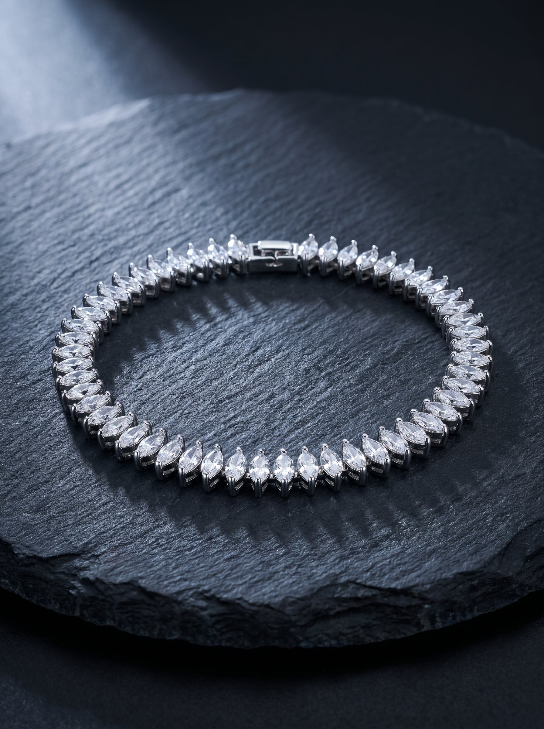 Marquise — 18K Marquise Tennis Bracelet