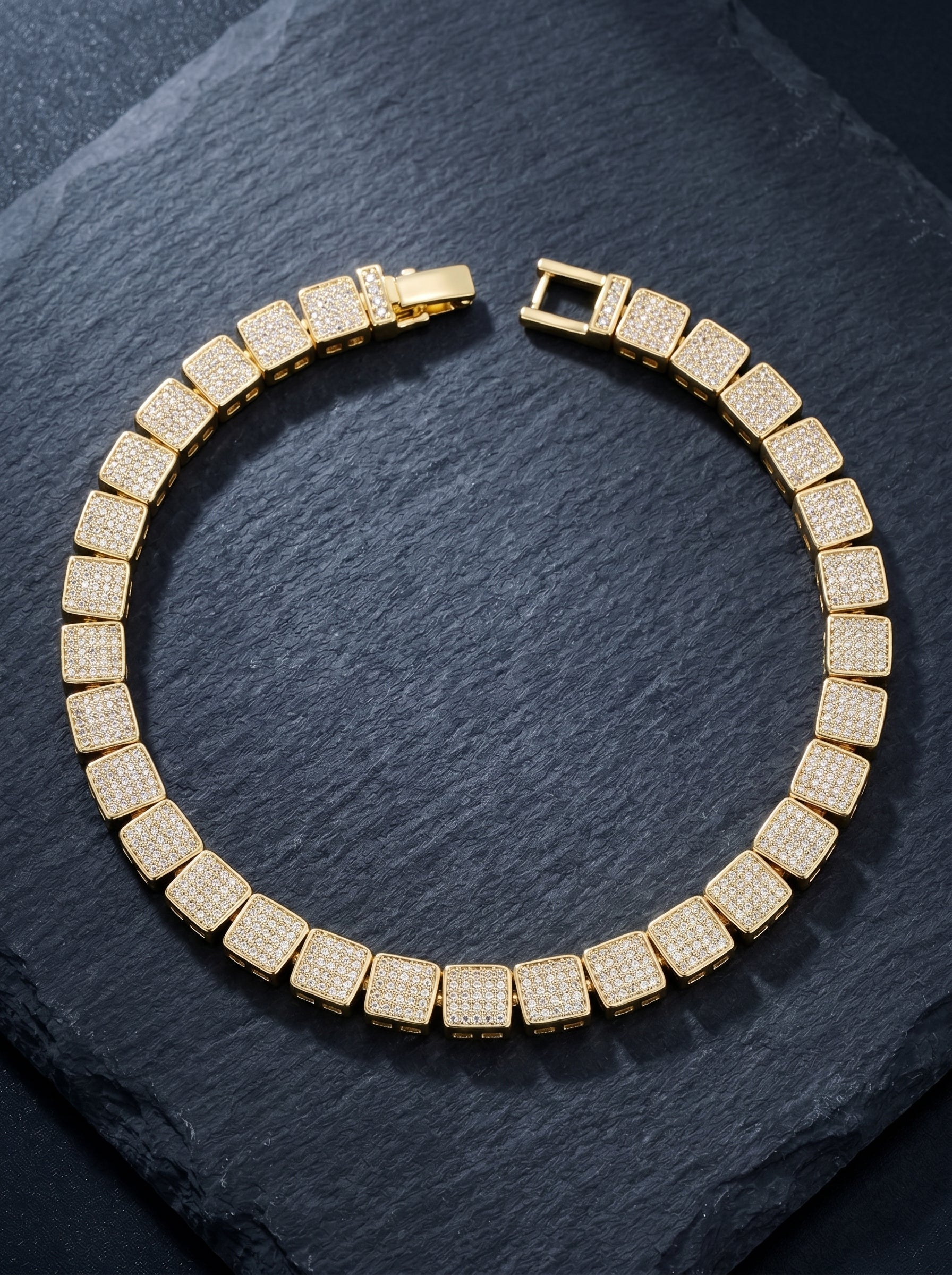 Exo — 18K Pavé Bracelet