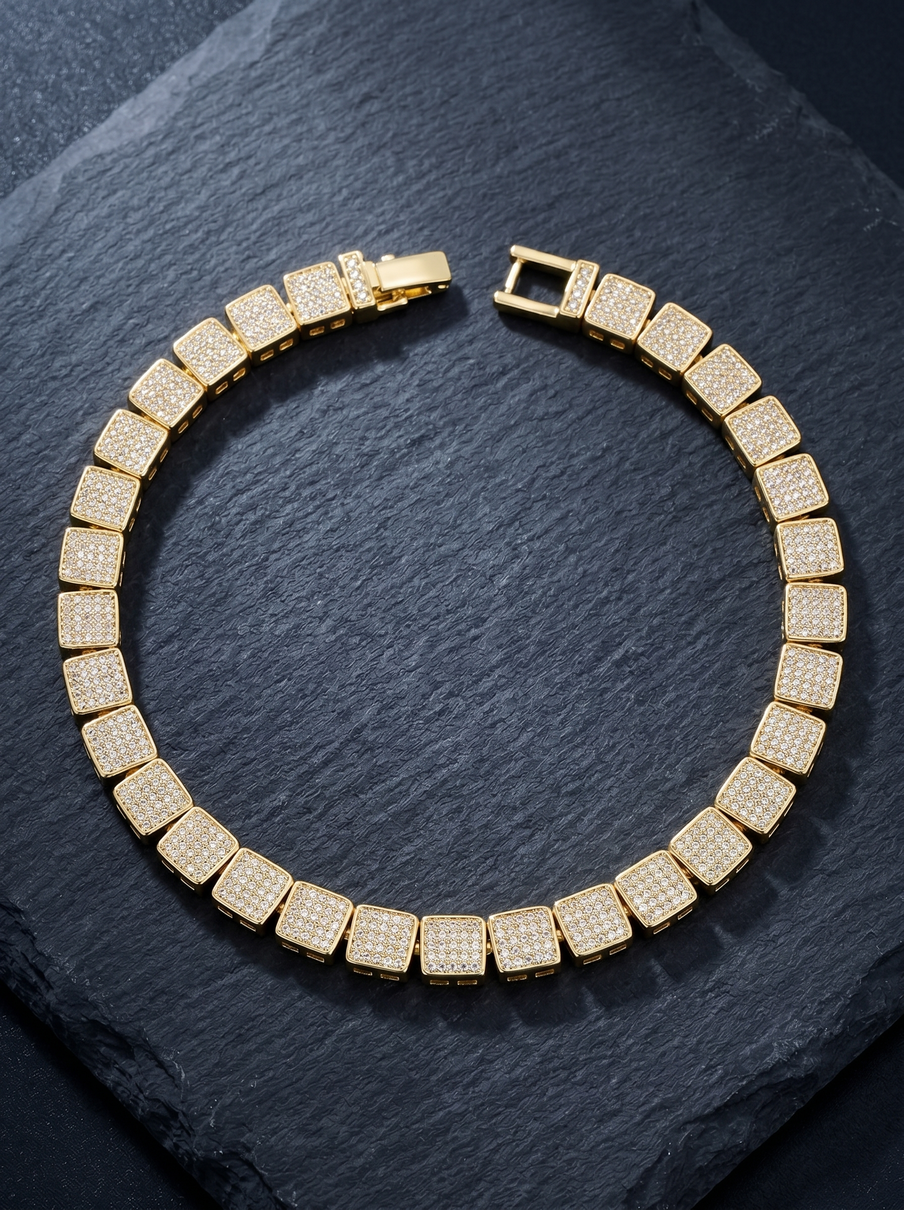 Exo — 18K Pavé Bracelet