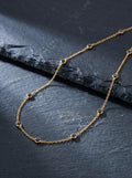 Galet Noir — 18K Black Bezel Bracelet