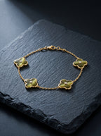 Olive — 18K Olive Clover Bracelet