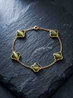 Olive — 18K Olive Clover Bracelet