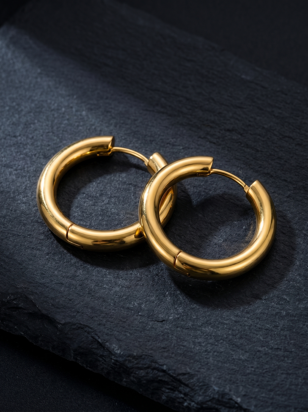Anse — 18K Exo Hoop Earrings