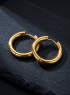 Anse — 18K Exo Hoop Earrings
