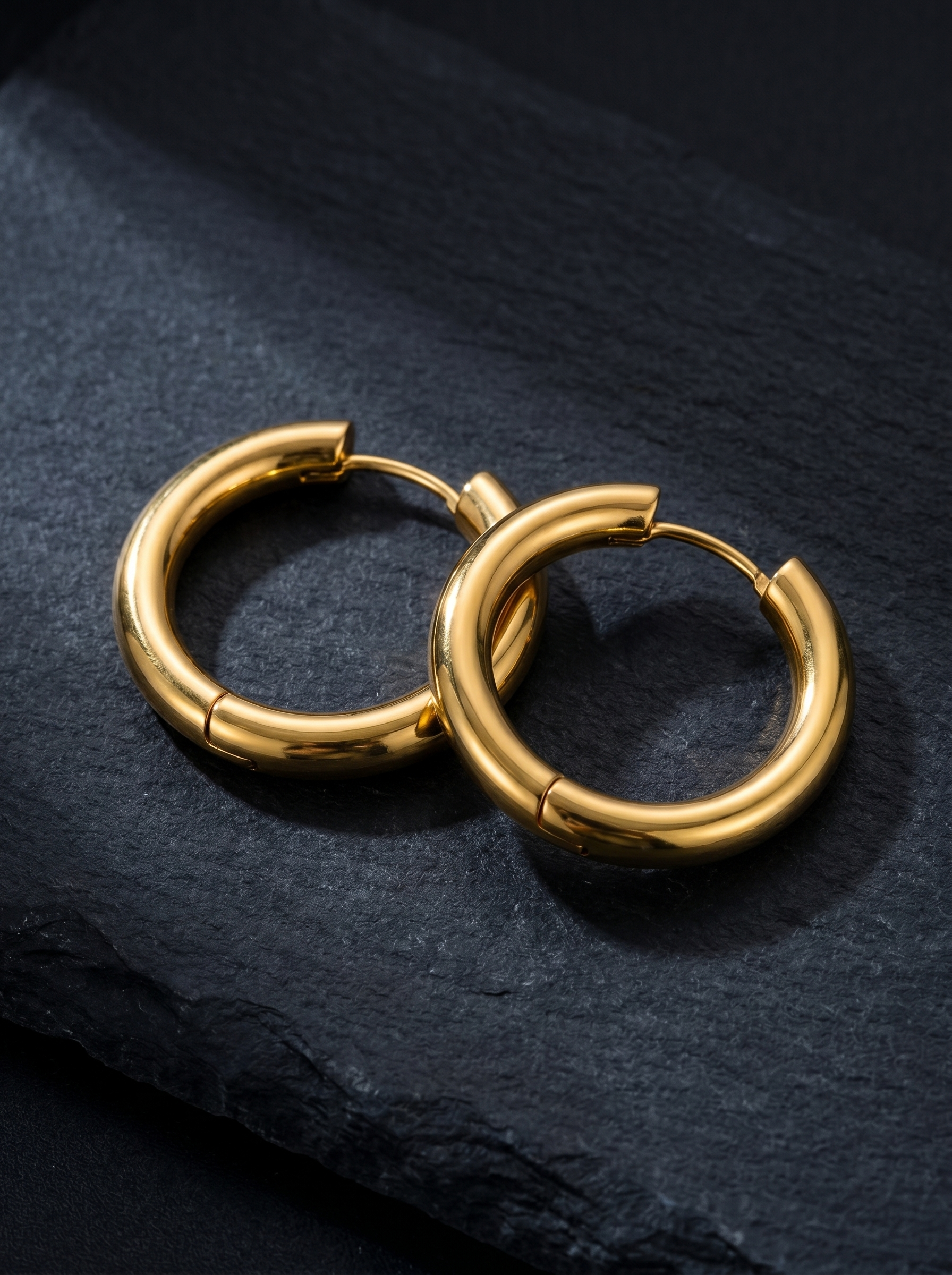 Anse — 18K Exo Hoop Earrings
