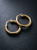 Anse — 18K Exo Hoop Earrings