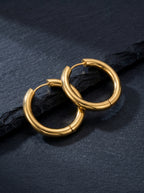 Anse — 18K Exo Hoop Earrings