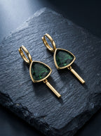 Prisme — Tourmaline Drop Earrings