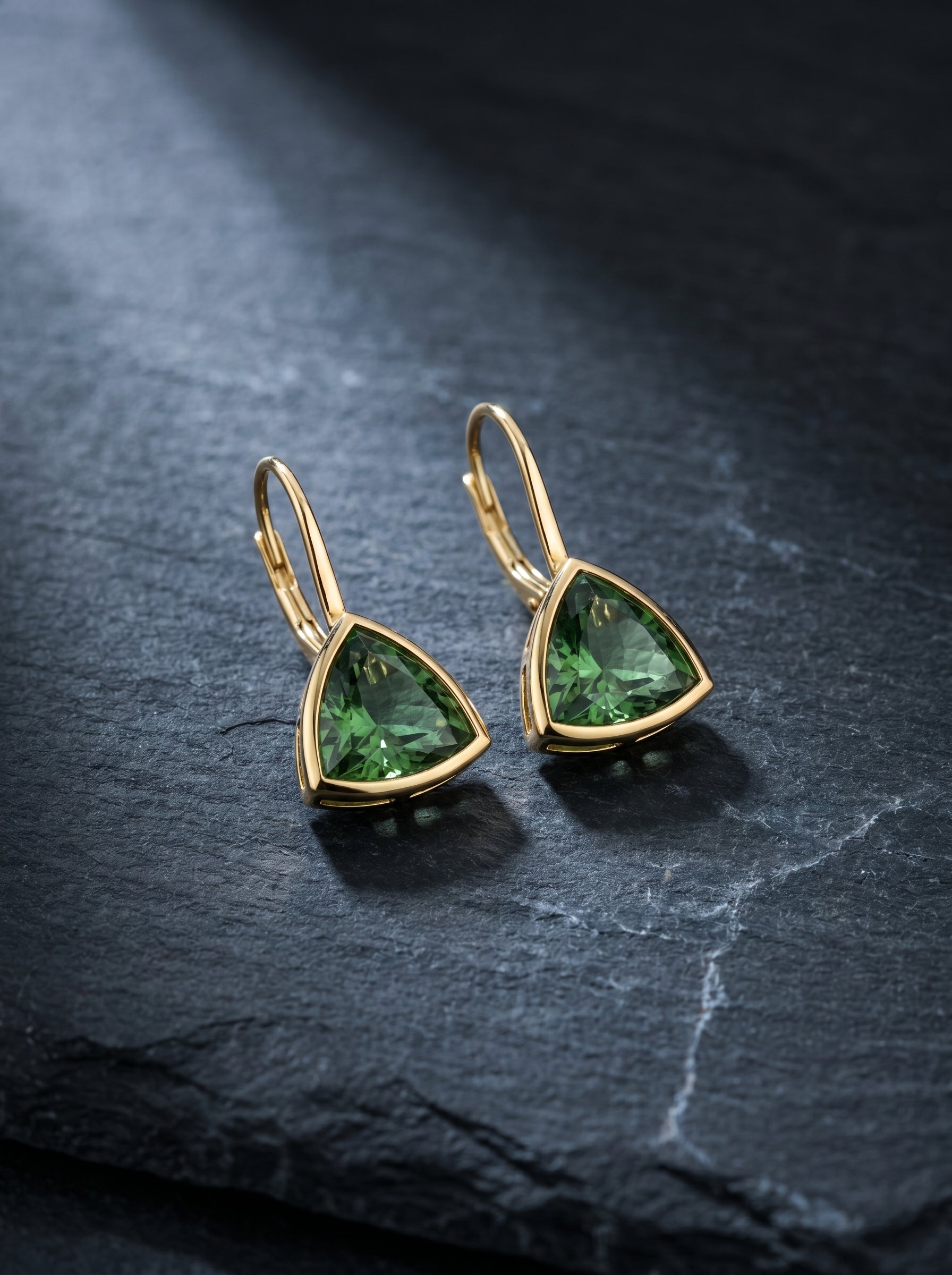 Prisme — Tourmaline Drop Earrings