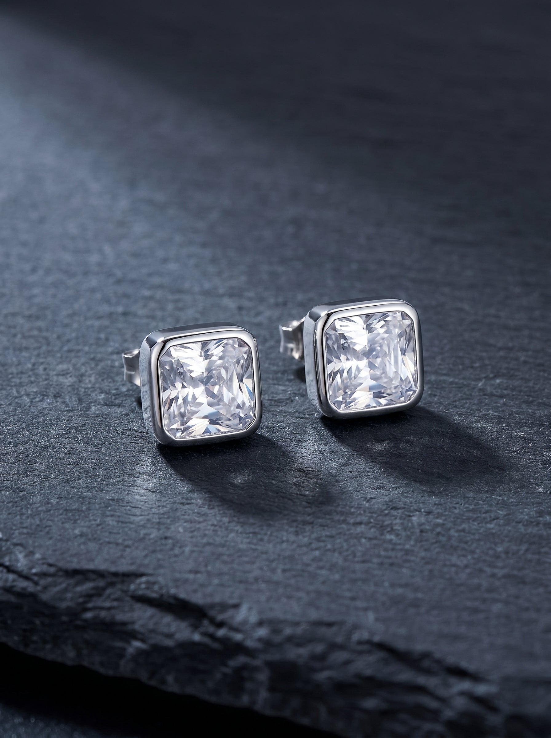 Éclair — Radiant White Earrings