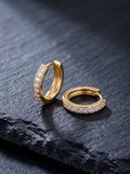 Volée — CZ Tennis Hoop Earrings