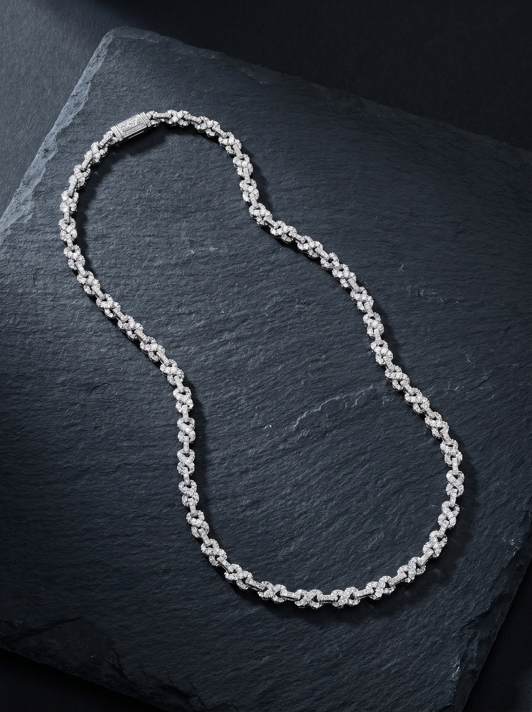 Infini — 18K Infinity Pavé Necklace