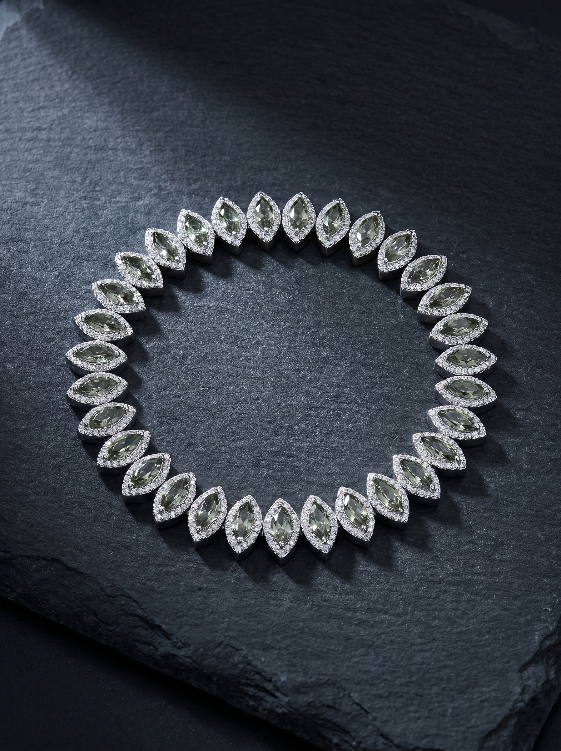 Marquise — 18K Marquise Tennis Bracelet