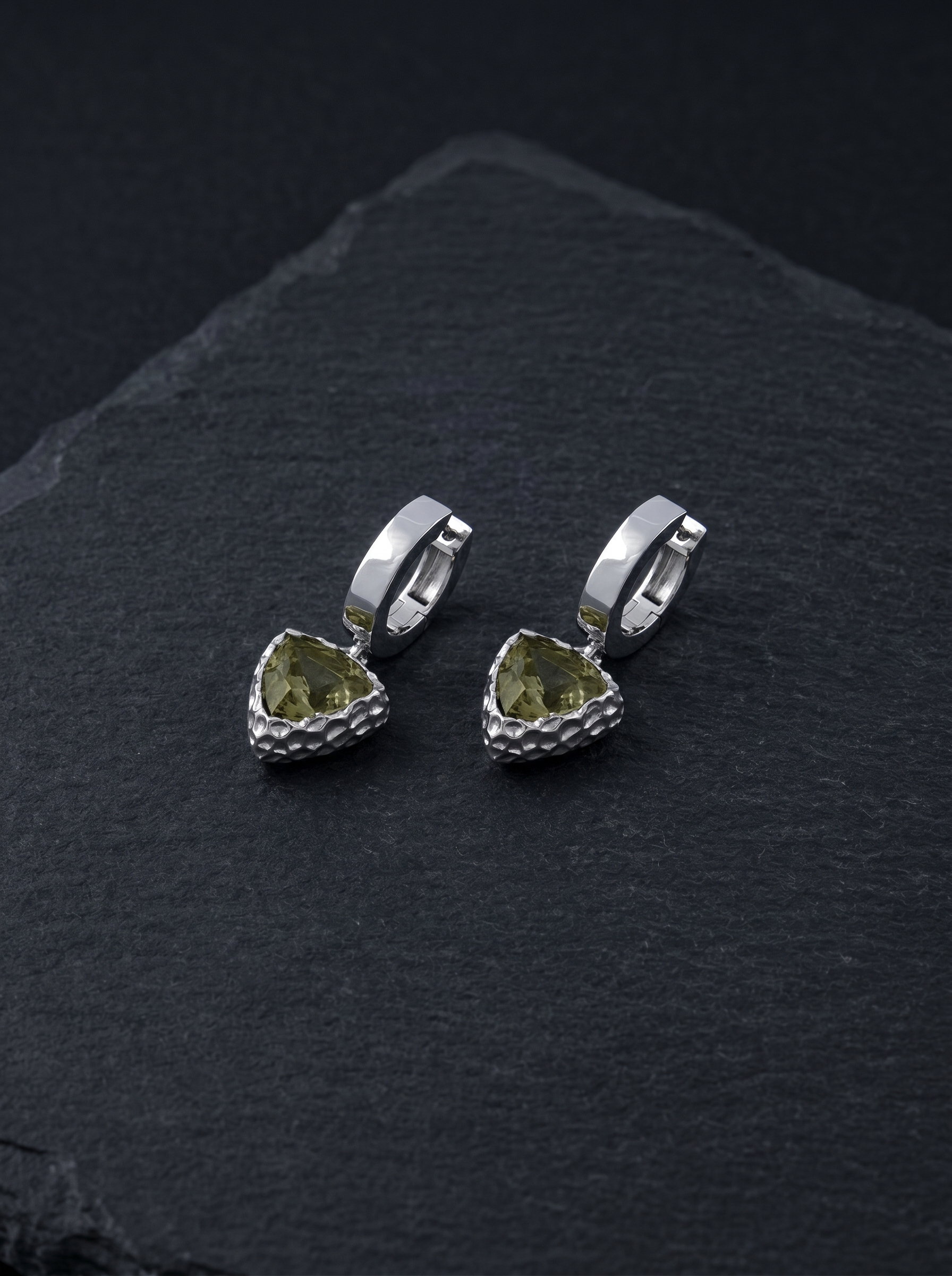 Prisme — Tourmaline Drop Earrings