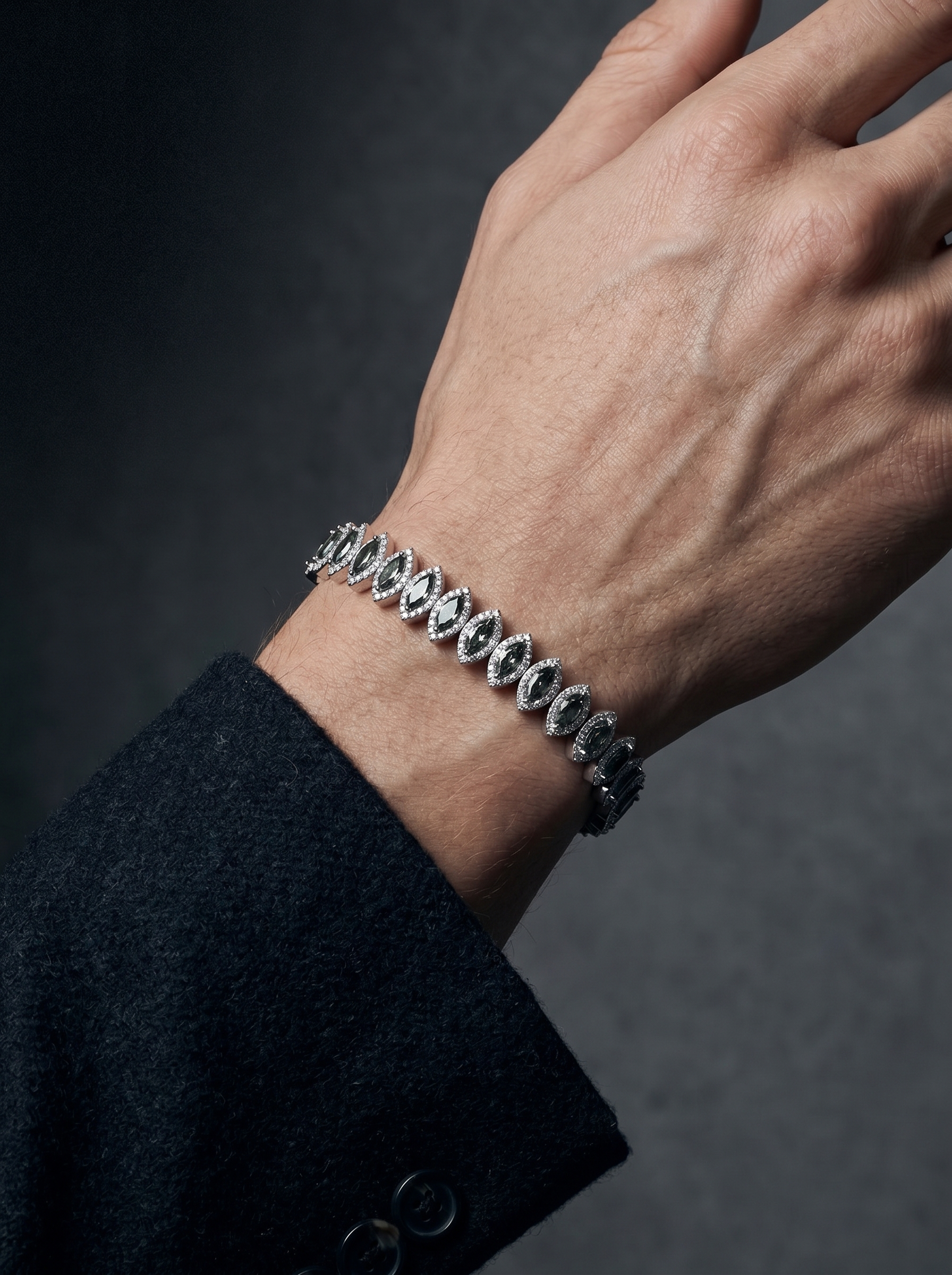 Marquise — 18K Marquise Tennis Bracelet