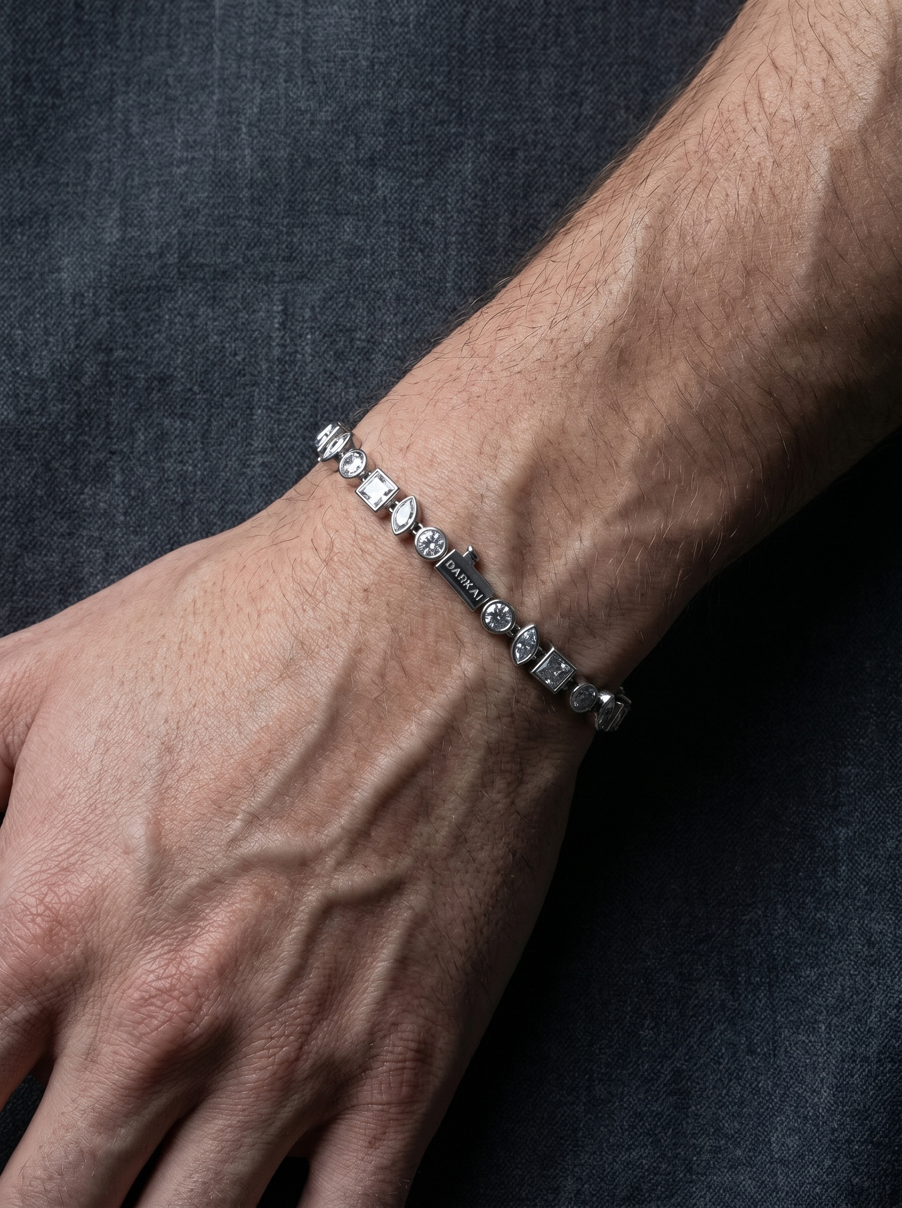 Galet — 18K Mixed Bezel Bracelet