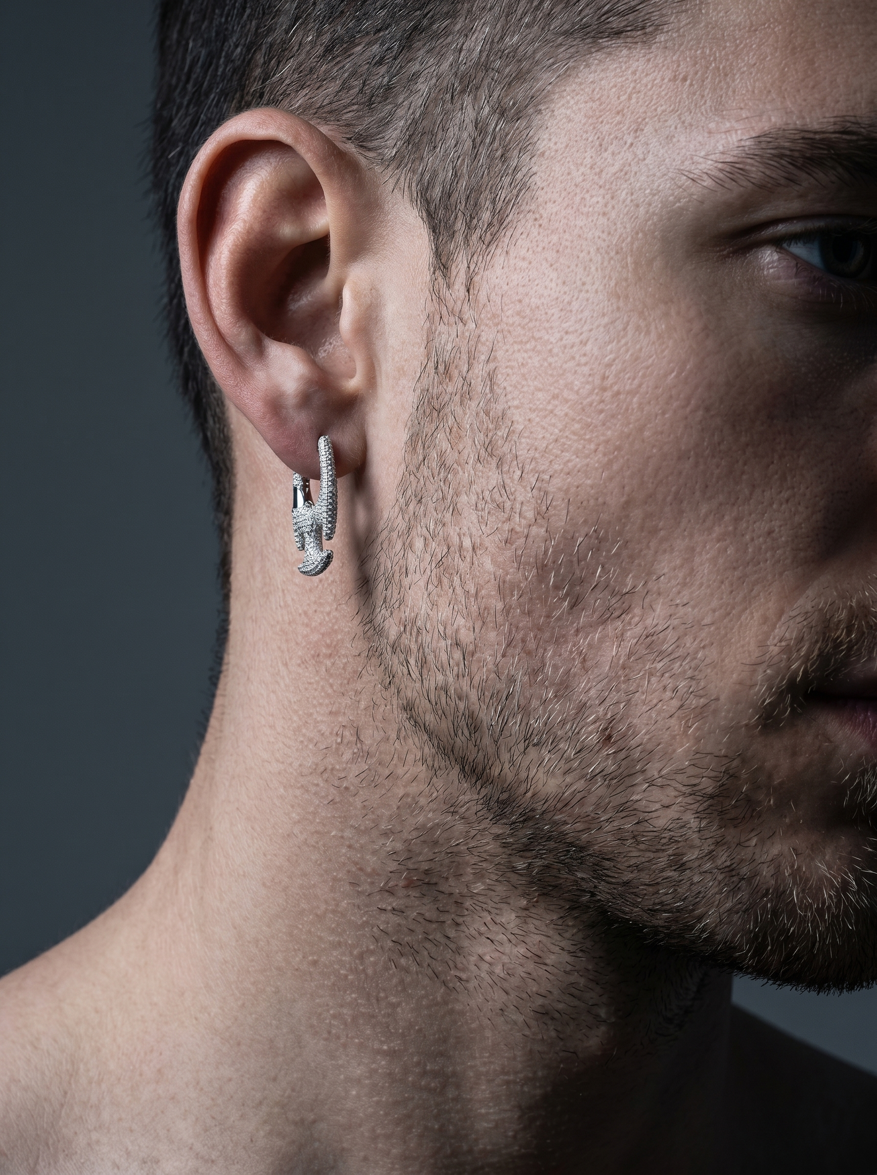 Tribu Pavé — 18K Pavé Tribal Earrings
