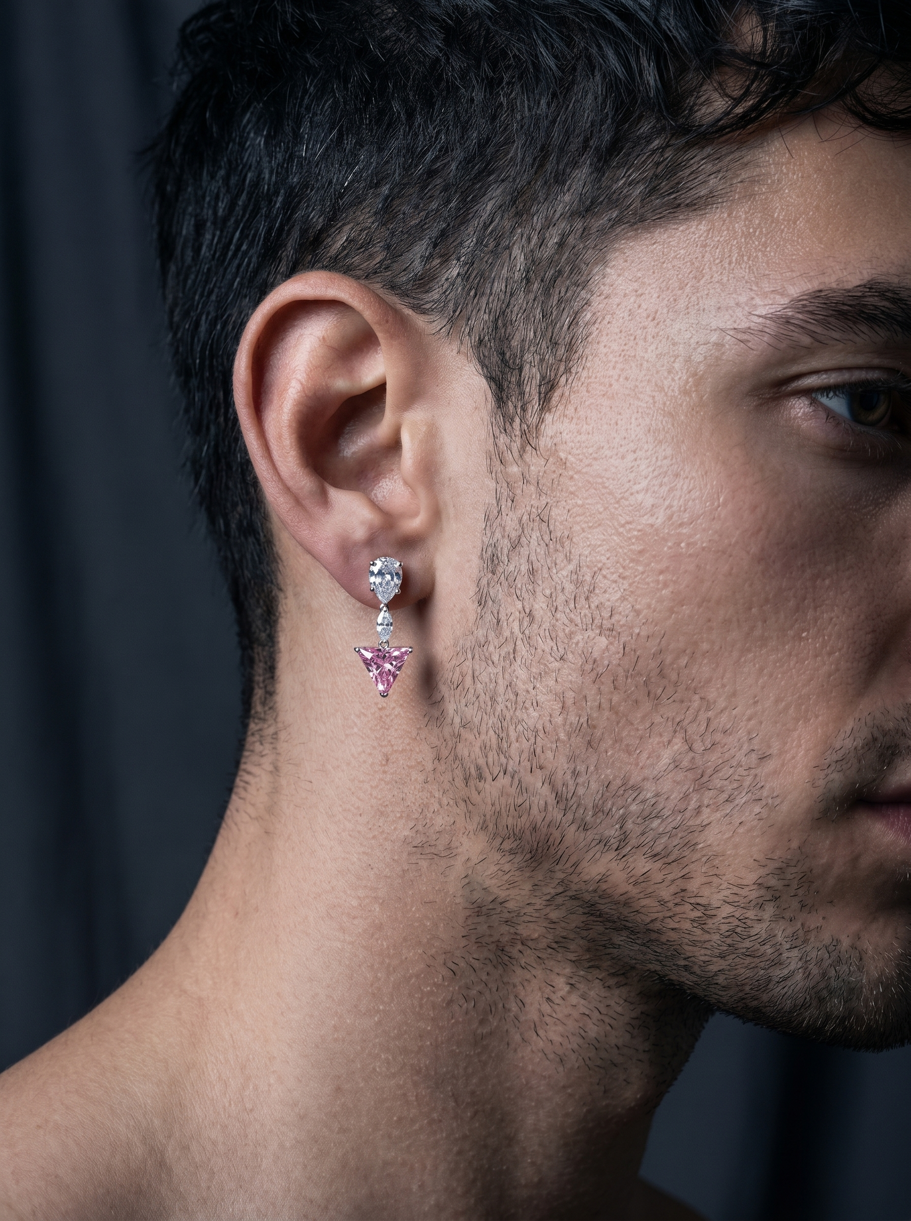 Volée — CZ Tennis Hoop Earrings