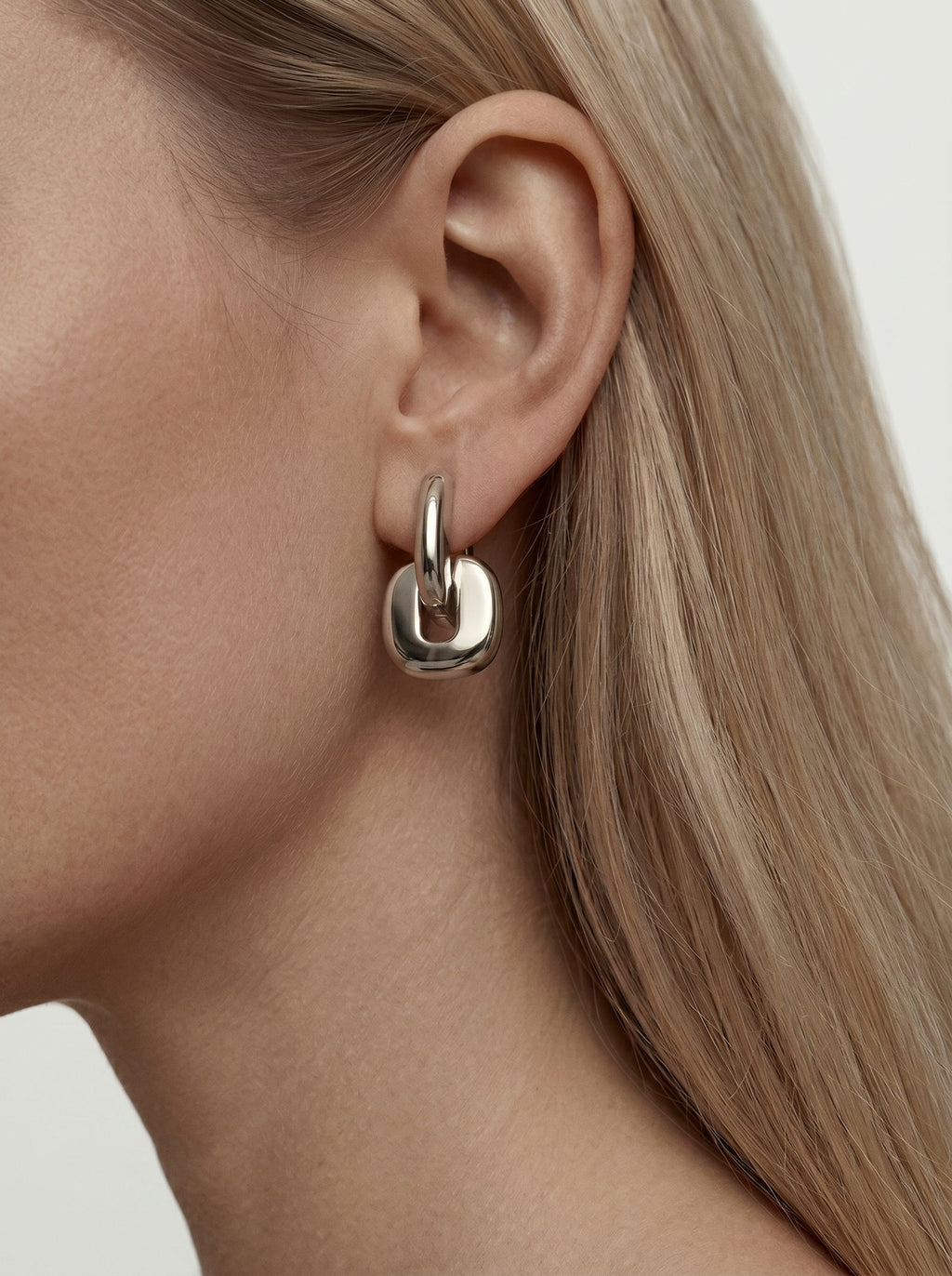 Vela — 18K Two-Tone Geometric Earrings