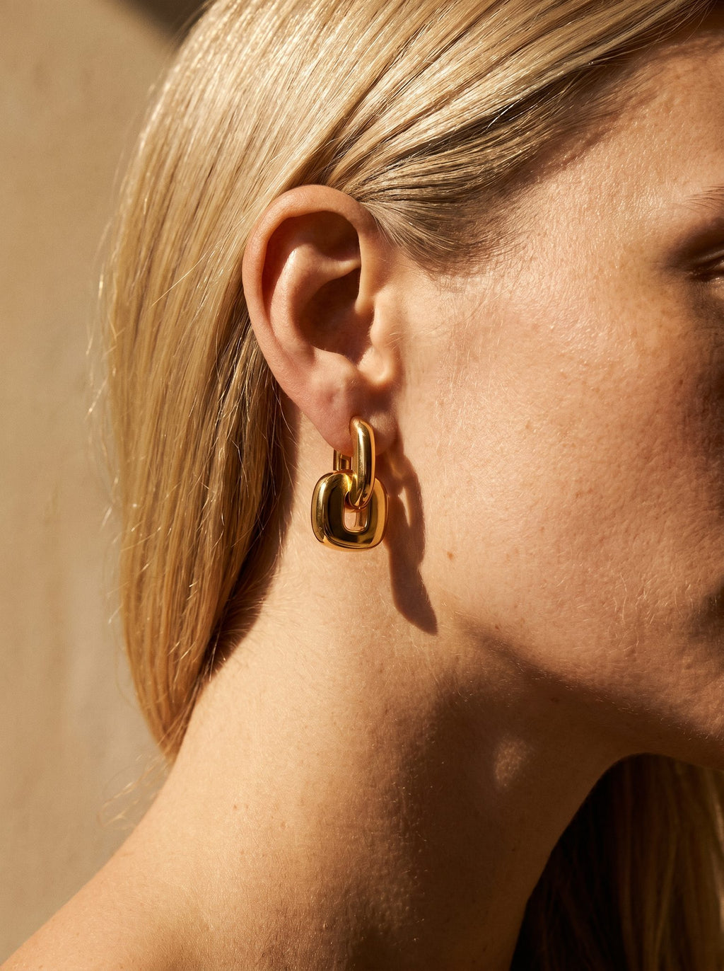Vela — 18K Two-Tone Geometric Earrings
